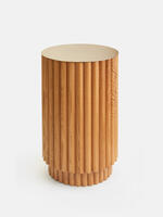Barrel Side Table - Oak - Listing - Thumbnail 3