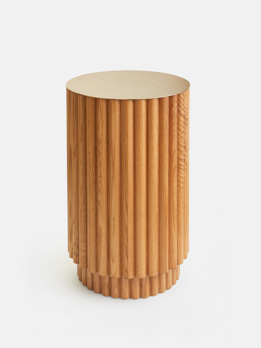 Barrel Side Table - Oak - Listing - Image 3