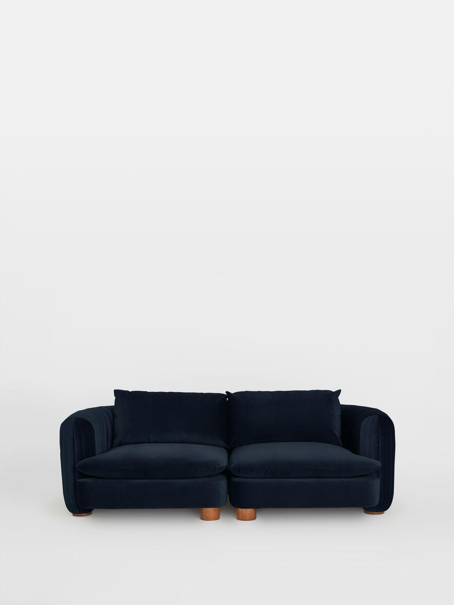Vivienne Modular Sofa - Three Seater - Velvet Indigo - Listing - Image 1
