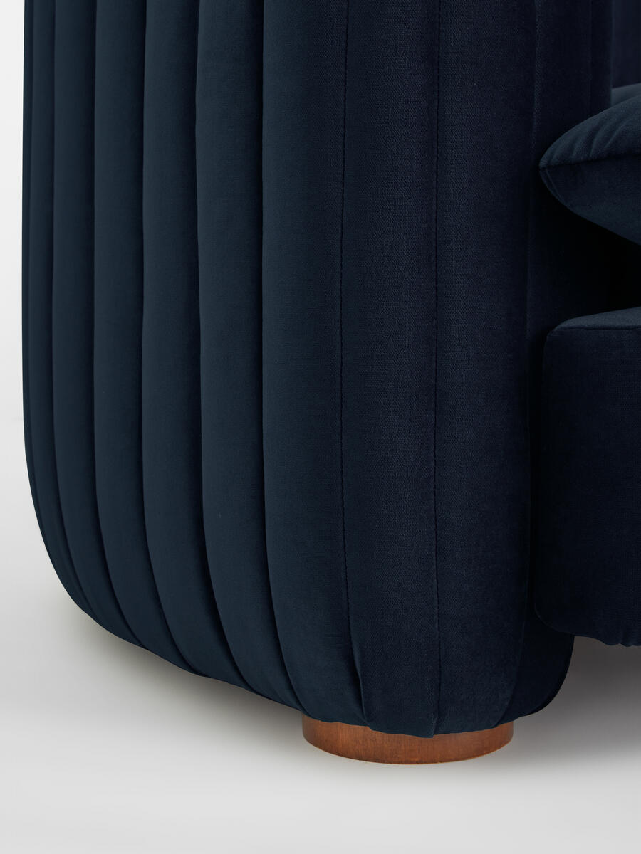 Vivienne Modular Sofa - Three Seater - Velvet Indigo - Images - Image 6