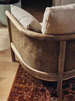 Sydney Cane Armchair - Washed Linen Flax - Images - Thumbnail 3