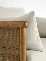 Sydney Cane Armchair - Washed Linen Flax - Images - Thumbnail 6