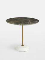 Fleet Side Table - Large/Low - Jurassic Green Marble - Listing - Thumbnail 1