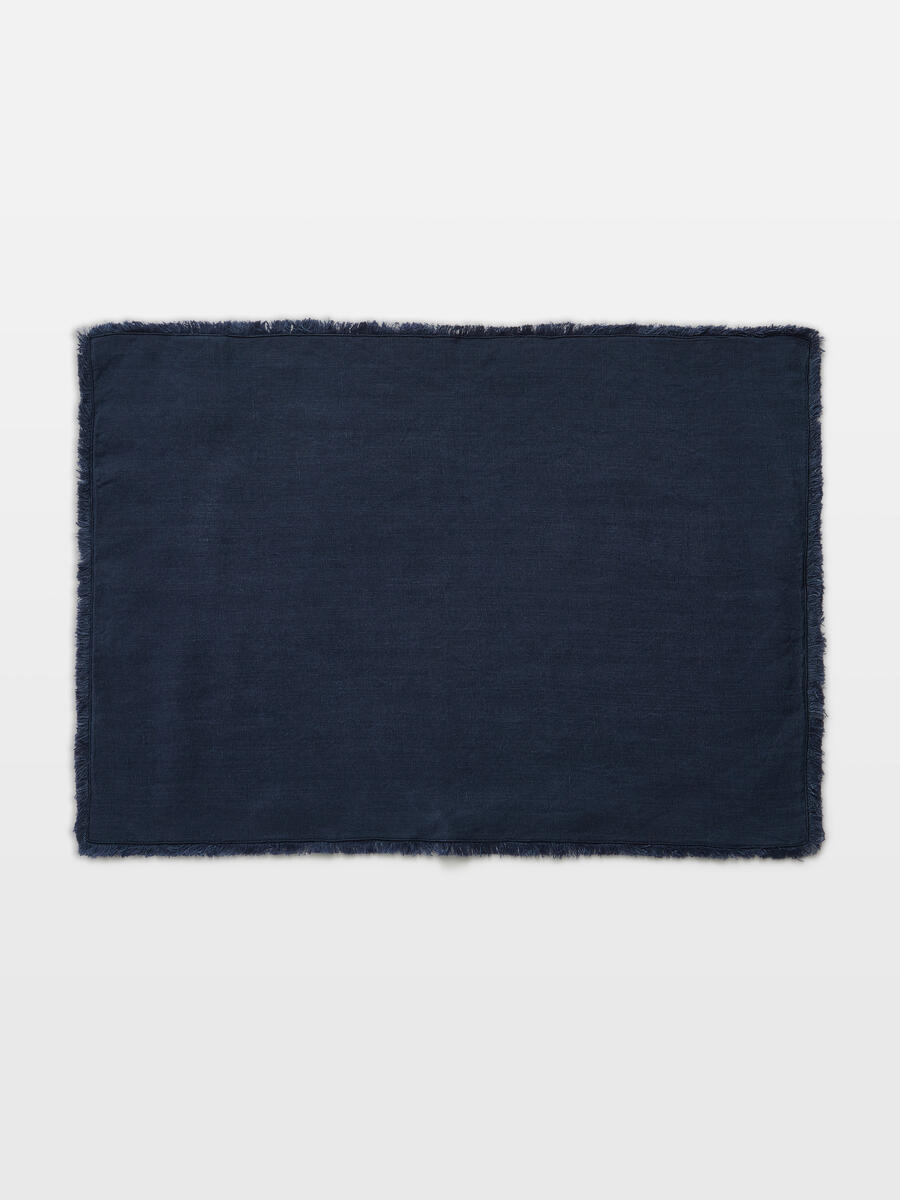 Whitney Linen Placemats Navy - Set of Four - Listing - Image 2