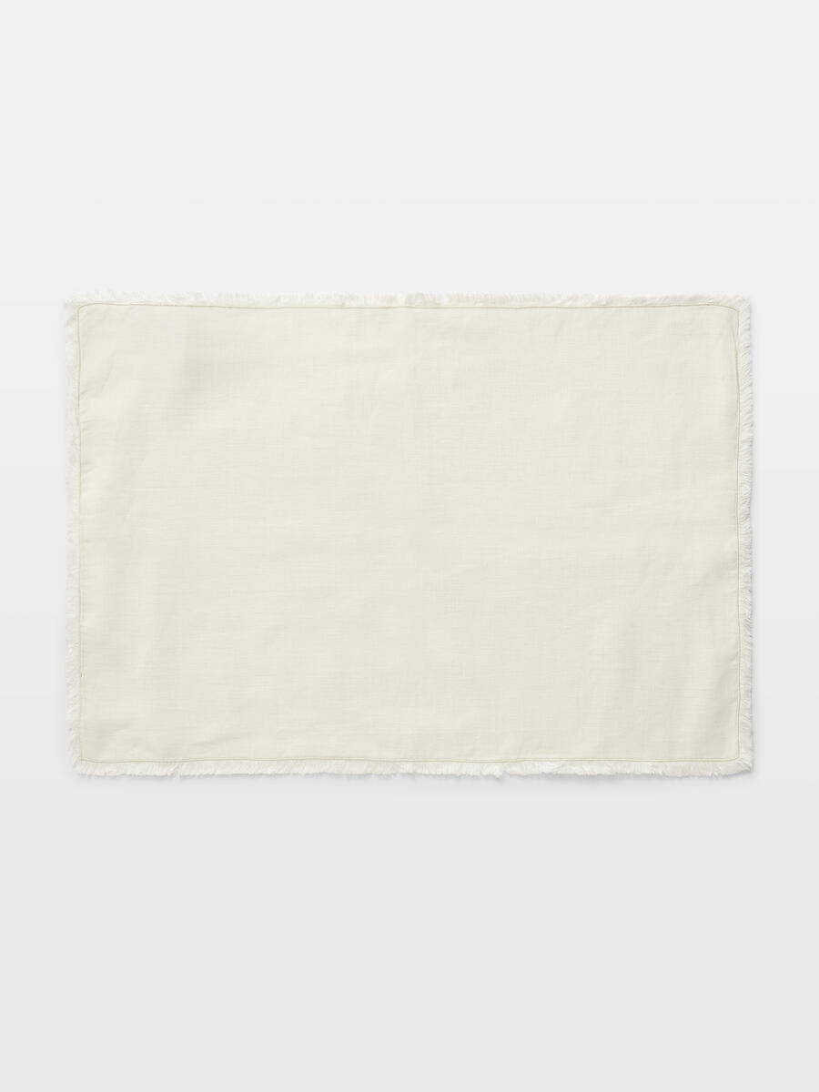 Whitney Linen Placemats Cream - set of four - Listing - Image 2
