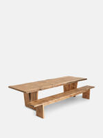 Calne Dining Table - Aged Oak - 300cm - Images - Thumbnail 6