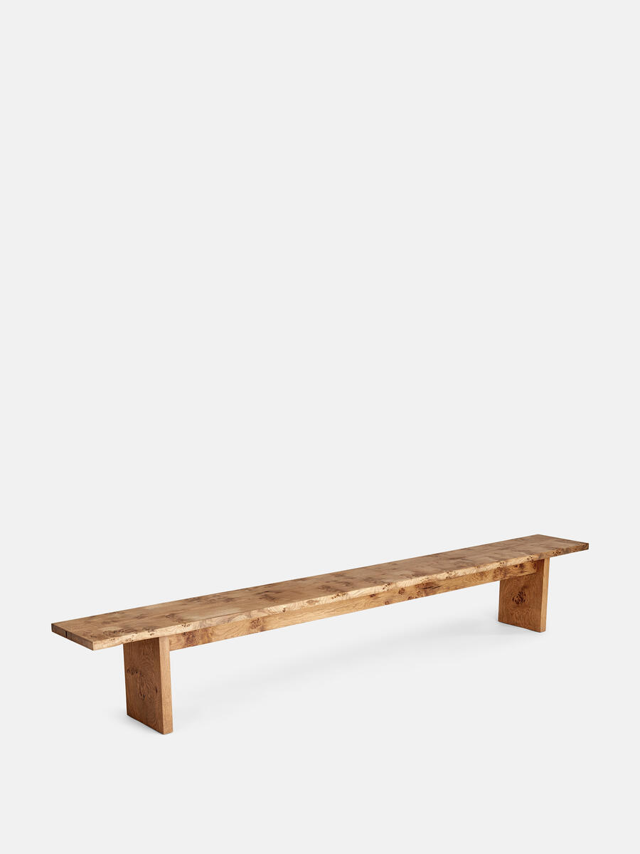Calne Bench - Aged Oak - 300cm - Listing - Image 1