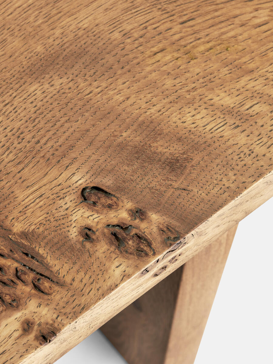 Calne Bench - Aged Oak - 300cm - Images - Image 6