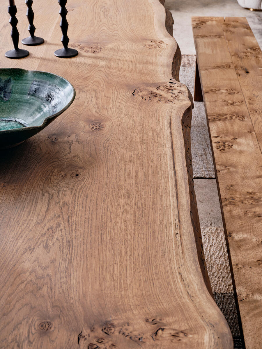 Calne Dining Table - Aged Oak - 300cm - Lifestyle - Image 4