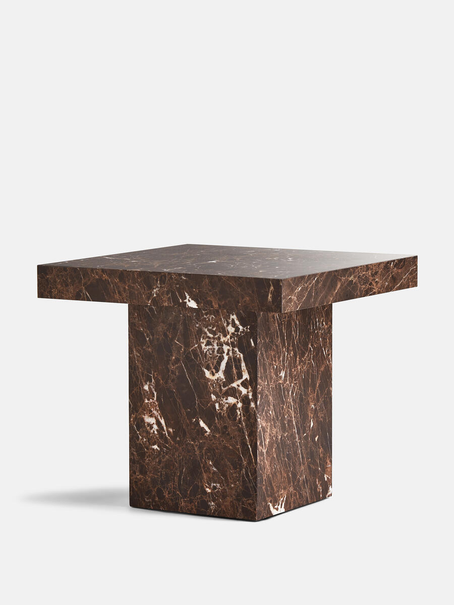Phoenix Table - Dark Emperador Marble - Tall - Listing - Image 2