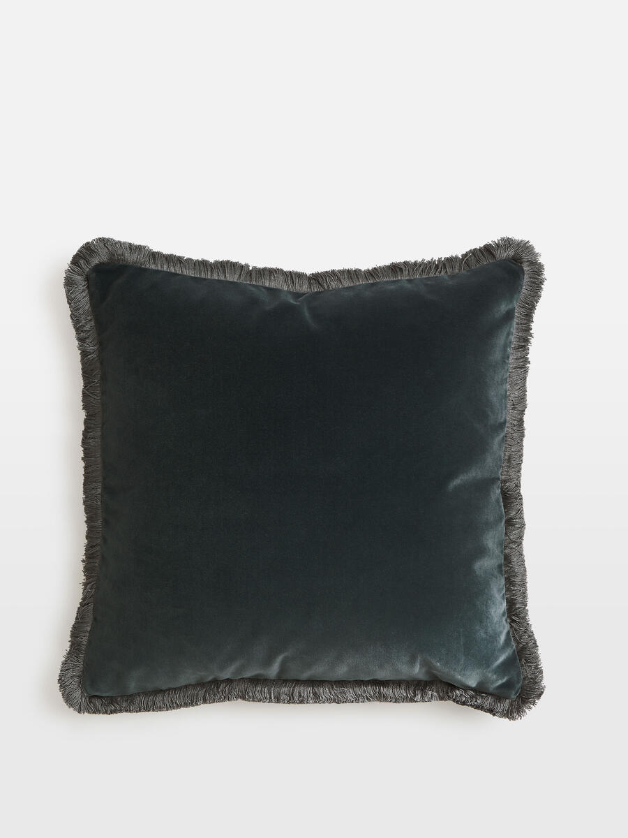 Margeaux Square Cushion - Grey Blue - Listing - Image 1