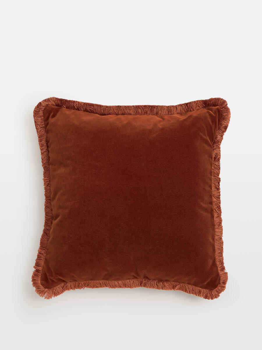 Margeaux Square Cushion - Rust - Listing - Image 1