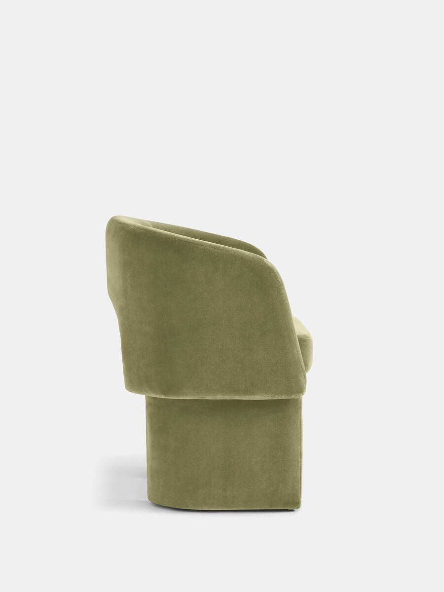 Morrell Dining Chair - Velvet - Lichen - Images - Image 4