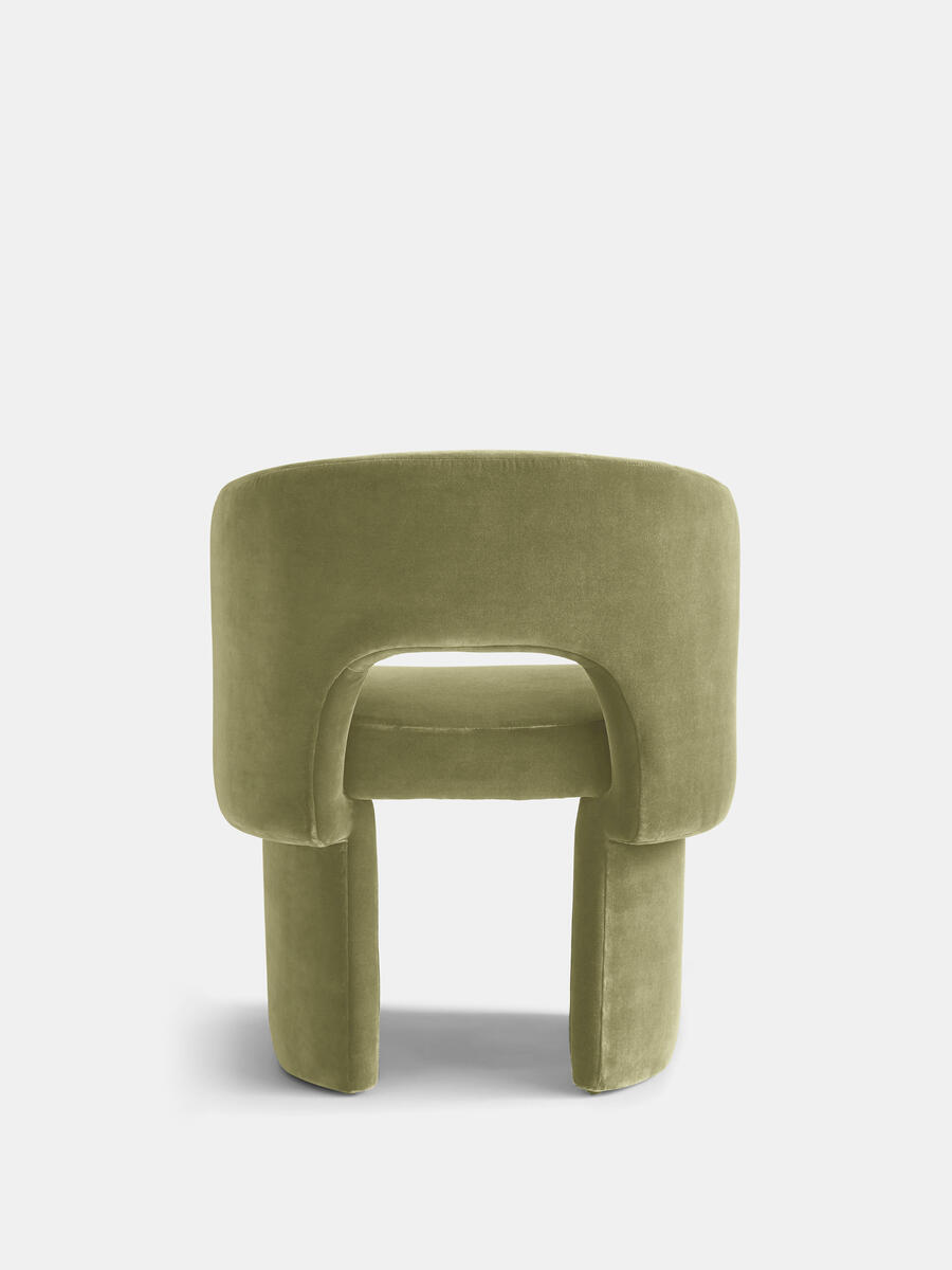 Morrell Dining Chair - Velvet - Lichen - Images - Image 5