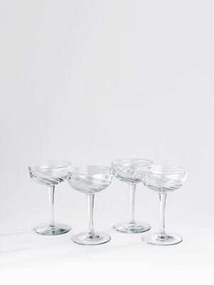 Coletta Coupe White - Set of Four - Listing Image