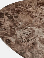 Murcell Oval Dining Table - Dark Emperador Marble - Images - Thumbnail 5