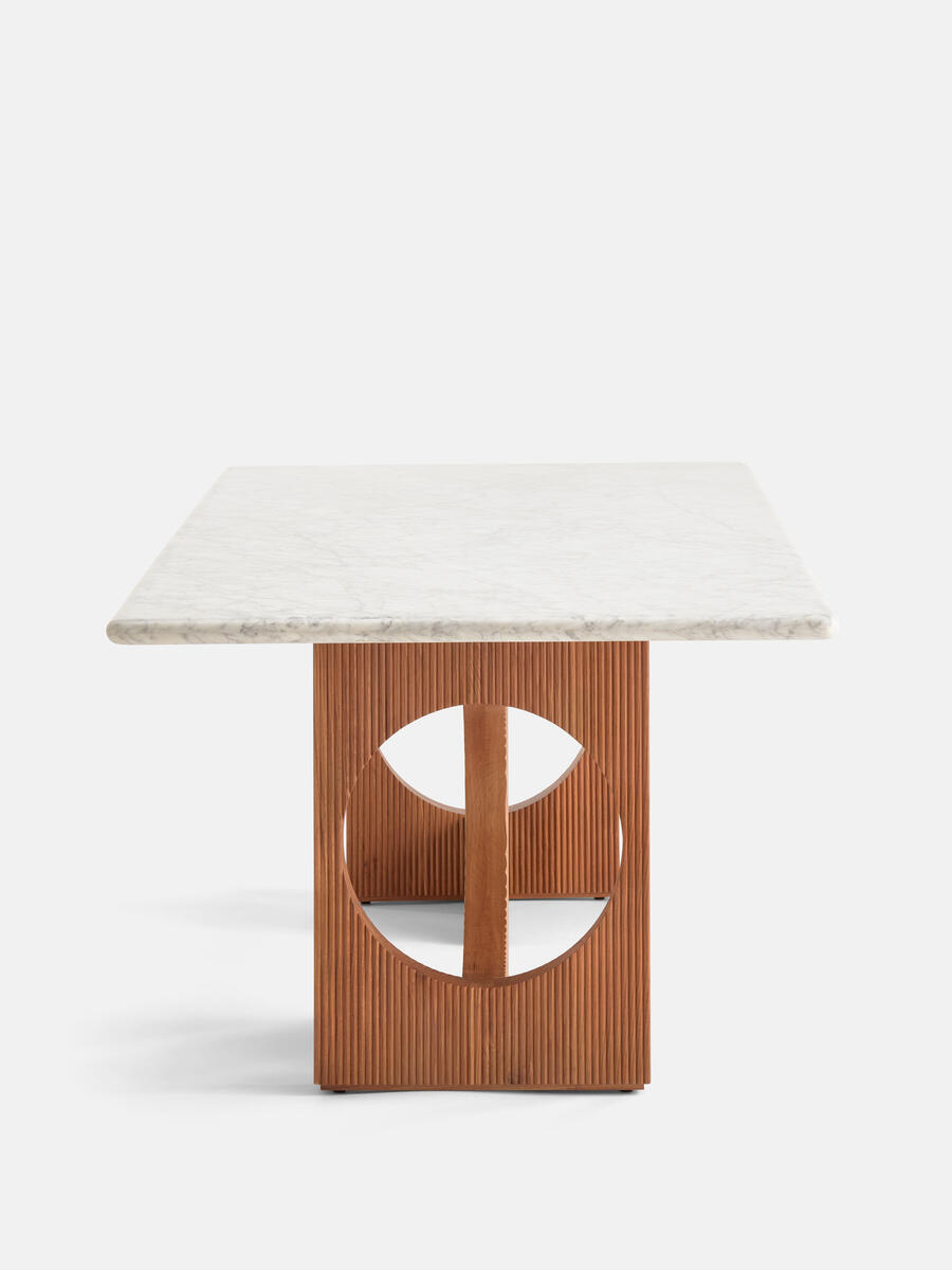 Elliot Dining Table - Carrara Marble - Images - Image 6
