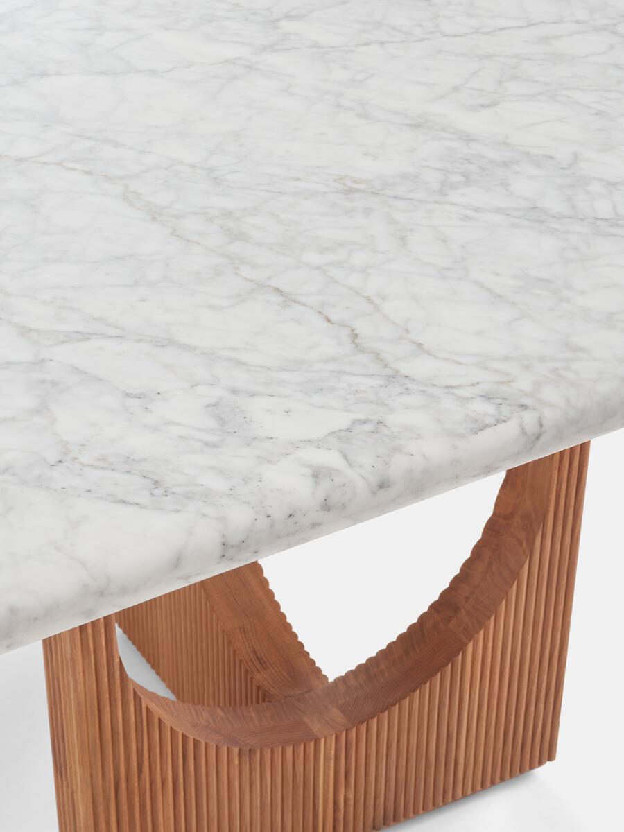 Elliot Dining Table - Carrara Marble - Images - Image 7