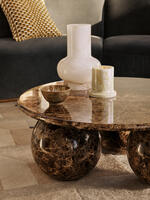 Oxley Coffee Table - Dark Emperador Marble - Lifestyle - Thumbnail 4