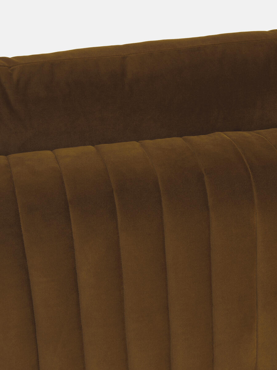 Vivienne Modular Sofa - Four Seater - Velvet Mustard - Listing - Image 2
