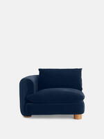 Vivienne Modular Sofa - Four Seater - Velvet - Royal Blue - Images - Thumbnail 3