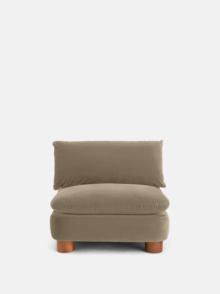 Vivienne Modular Sofa - Four Seater - Velvet Camel - Images - Image 4