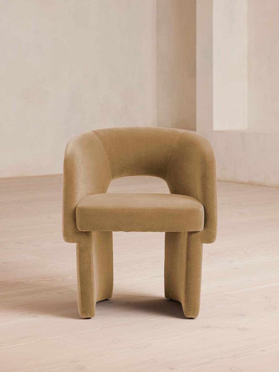 Morrell Dining Chair - Velvet - Camel - Listing - Image 2
