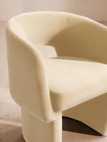 Morrell Dining Chair - Velvet - Porcelain - Images - Thumbnail 5