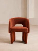 Morrell Dining Chair - Velvet - Rust - Listing - Thumbnail 2