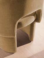 Morrell Dining Chair - Velvet - Camel - Images - Thumbnail 6