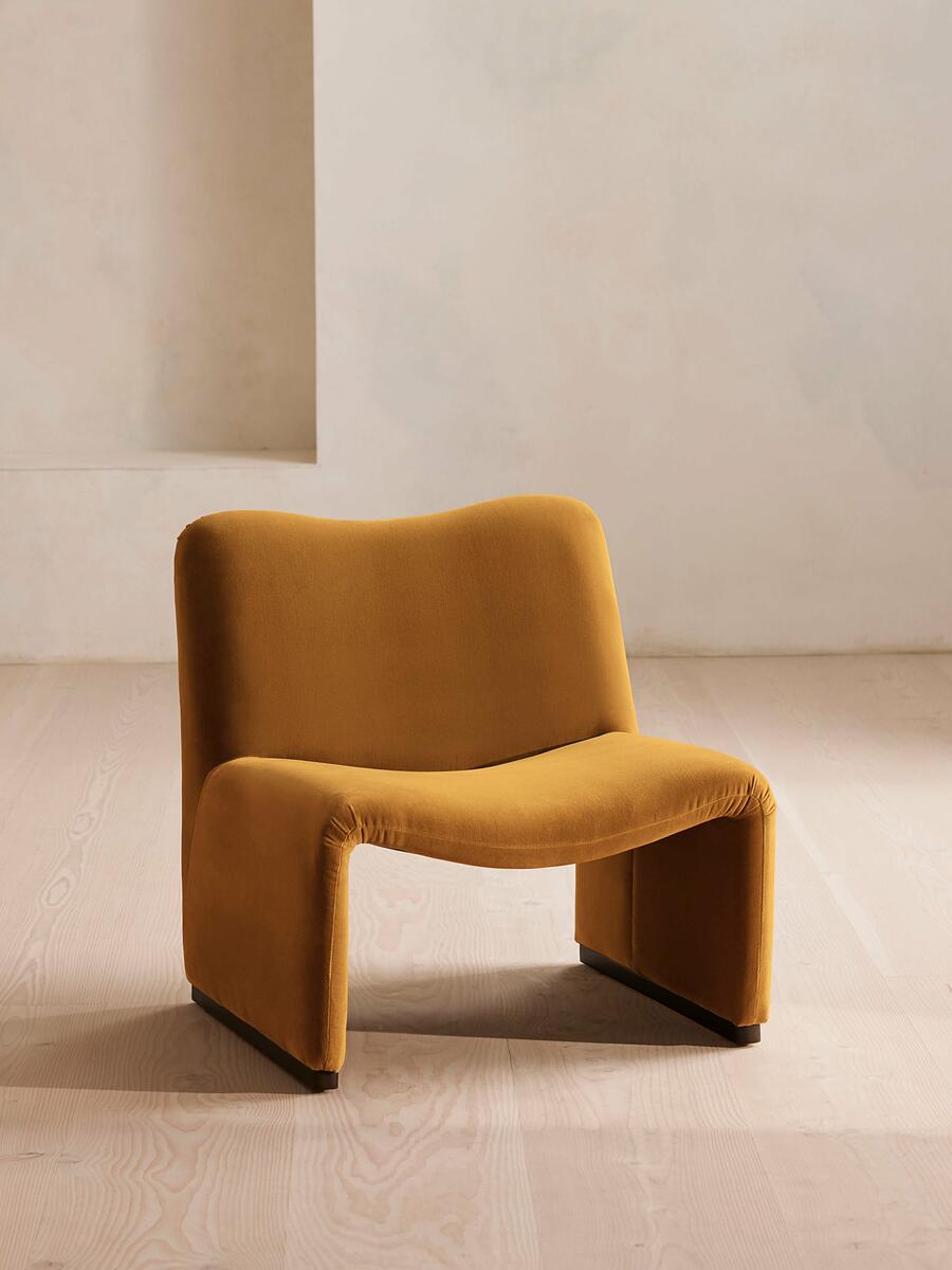 Lovett Armchair - Velvet - Mustard - Listing - Image 1