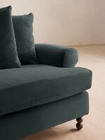 Audrey Four Seater Sofa - Velvet - Grey Blue - Images - Thumbnail 6