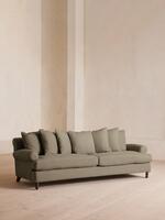 Audrey Four Seater Sofa - Linen - Sage - Listing - Thumbnail 1