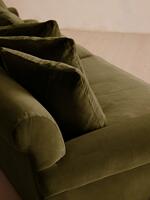 Audrey Four Seater Sofa - Velvet - Olive - Images - Thumbnail 5