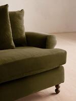 Audrey Four Seater Sofa - Velvet - Olive - Images - Thumbnail 6