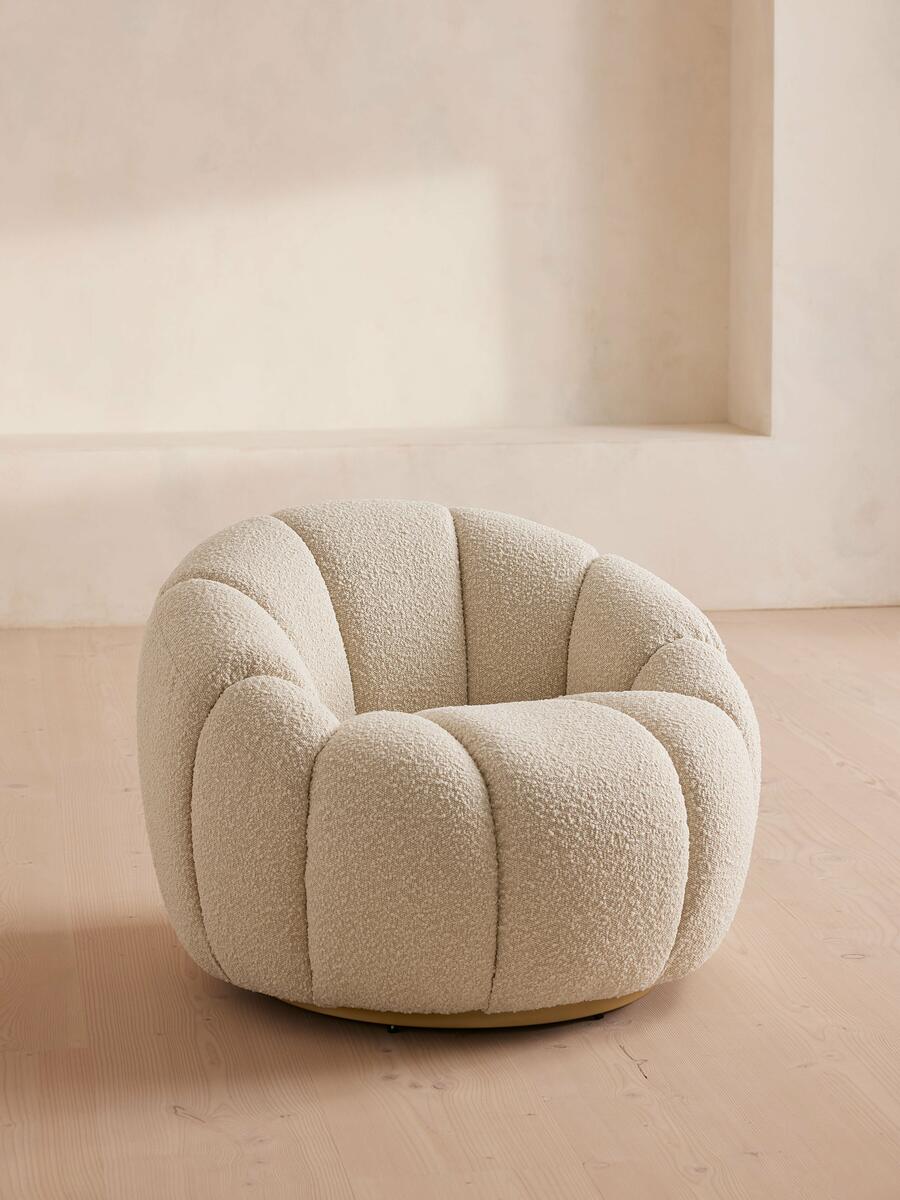 Garret Armchair - Boucle - Natural  - Listing - Image 1