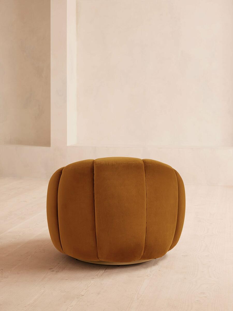 Garret Armchair - Velvet - Mustard - Images - Image 5