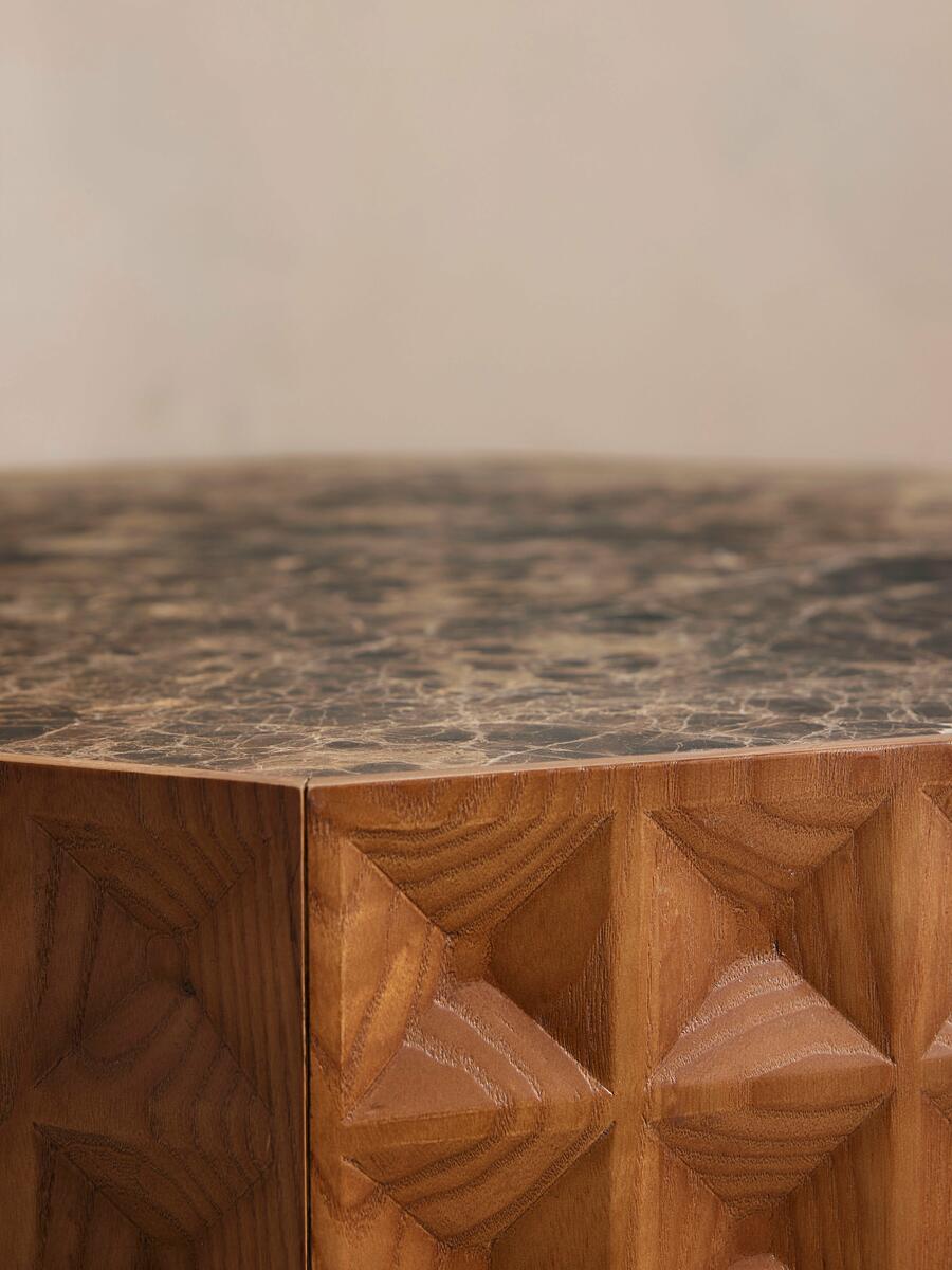 Dante Coffee Table - Dark Emperador Marble - Images - Image 5
