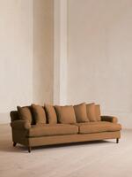 Audrey Four Seater Sofa - Linen - Ochre - Listing - Thumbnail 2