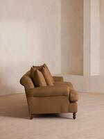 Audrey Four Seater Sofa - Linen - Ochre - Images - Thumbnail 4