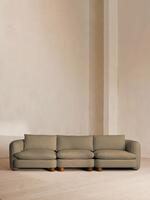 Vivienne Modular Sofa - Four Seater - Linen - Sage - Listing - Thumbnail 2