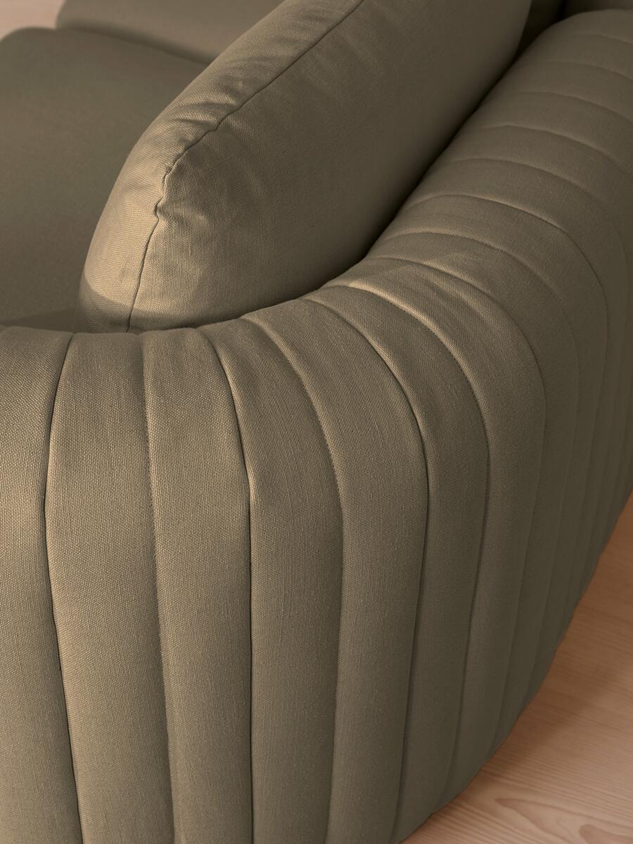 Vivienne Modular Sofa - Four Seater - Linen - Sage - Images - Image 7