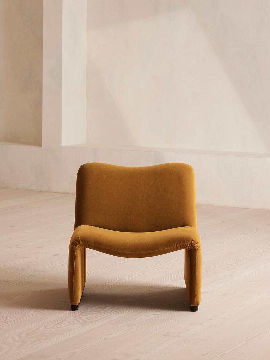 Lovett Armchair - Velvet - Mustard - Listing - Image 2