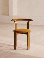 Pair of Zita Dining Chairs - Boucle - Mustard  - Images - Thumbnail 6
