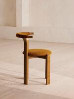 Pair of Zita Dining Chairs - Boucle - Mustard  - Images - Thumbnail 7