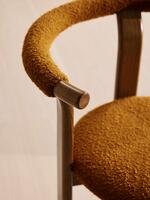 Pair of Zita Dining Chairs - Boucle - Mustard  - Images - Thumbnail 10