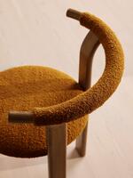 Pair of Zita Dining Chairs - Boucle - Mustard  - Images - Thumbnail 11