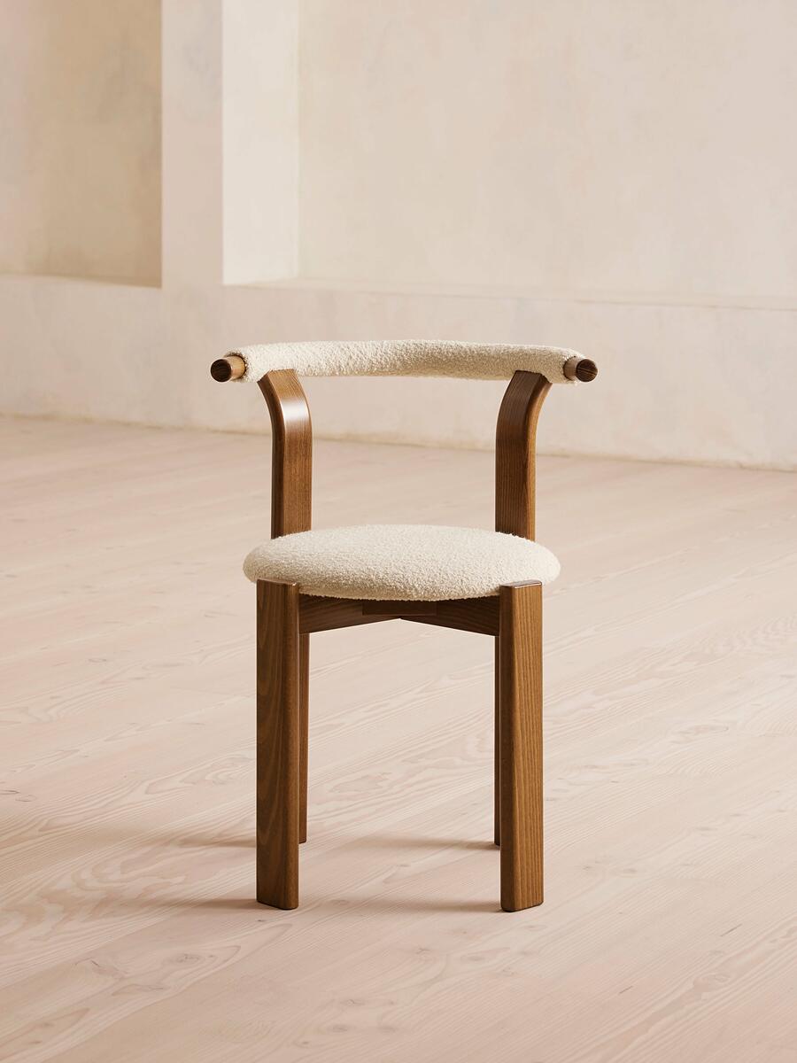 Pair of Zita Dining Chairs - Boucle - Natural - Images - Image 5