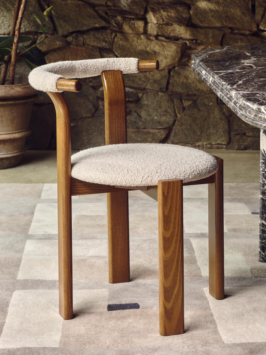 Pair of Zita Dining Chairs - Boucle - Natural - Lifestyle - Image 3