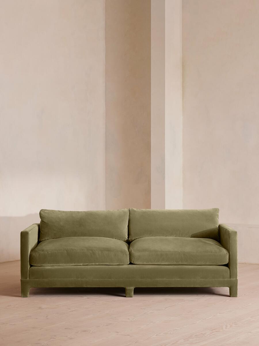 Ashford Three Seater Sofa - Velvet - Lichen - Listing - Image 3